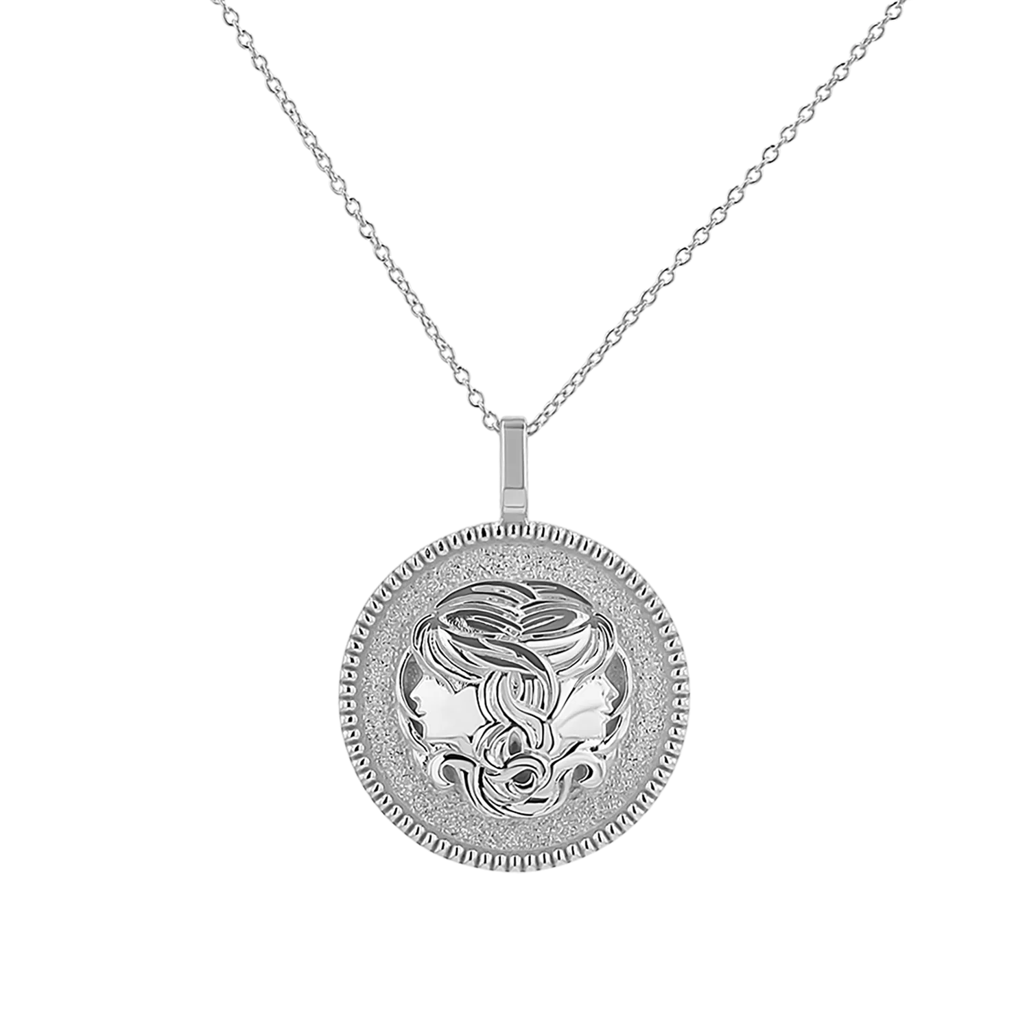 Zodiac Coin Medallion Necklace