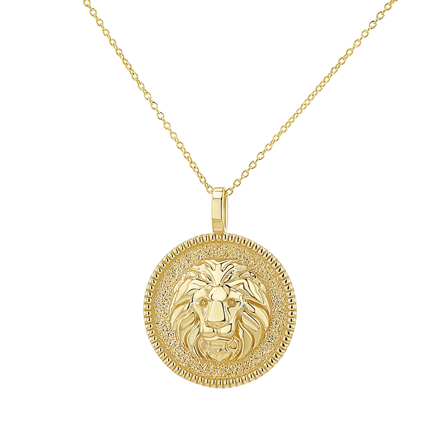 Zodiac Coin Medallion Necklace