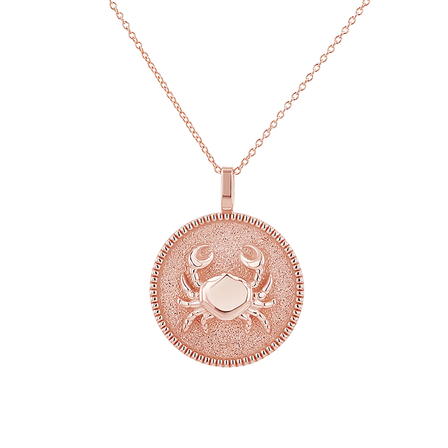 Zodiac Coin Medallion Necklace